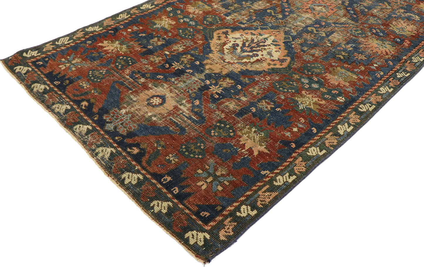 3 x 5 Antique Turkish Oushak Rug 53050