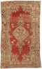 4 x 6 Vintage Turkish Oushak Rug 53052