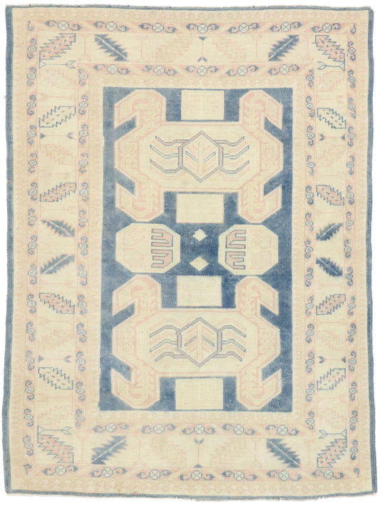 5 x 7 Vintage Turkish Oushak Rug 53054