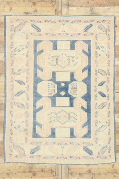 5 x 7 Vintage Turkish Oushak Rug 53054