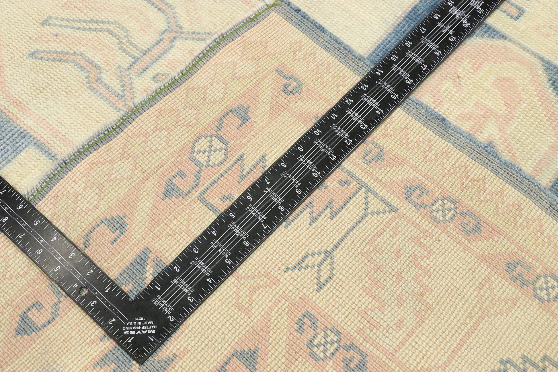 5 x 7 Vintage Turkish Oushak Rug 53054