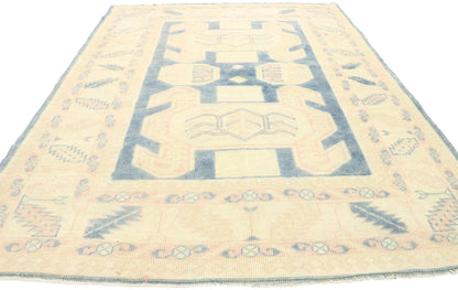 5 x 7 Vintage Turkish Oushak Rug 53054