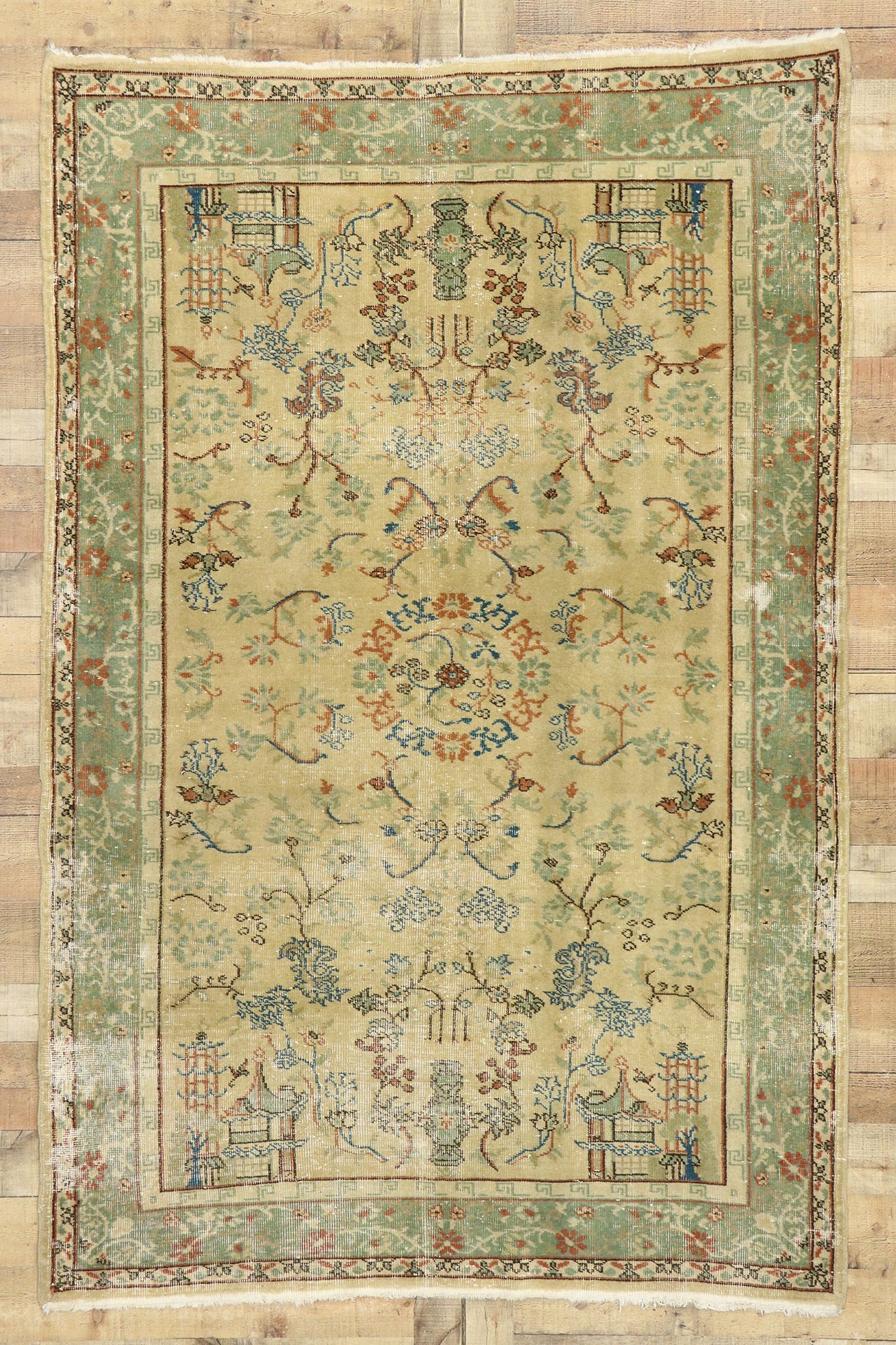 5 x 8 Vintage Turkish Sivas Rug 53059
