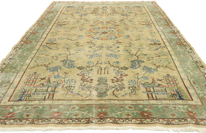 5 x 8 Vintage Turkish Sivas Rug 53059