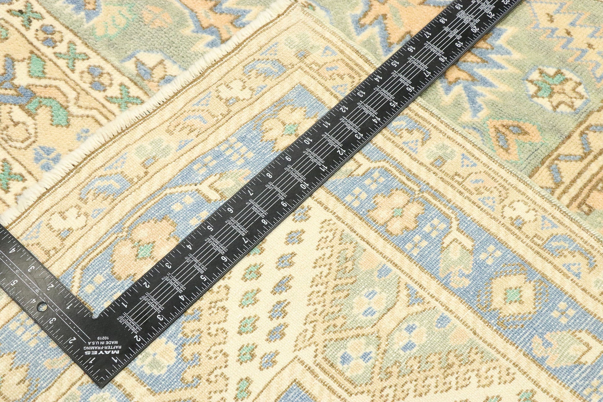 6 x 10 Vintage Turkish Oushak Rug 53060