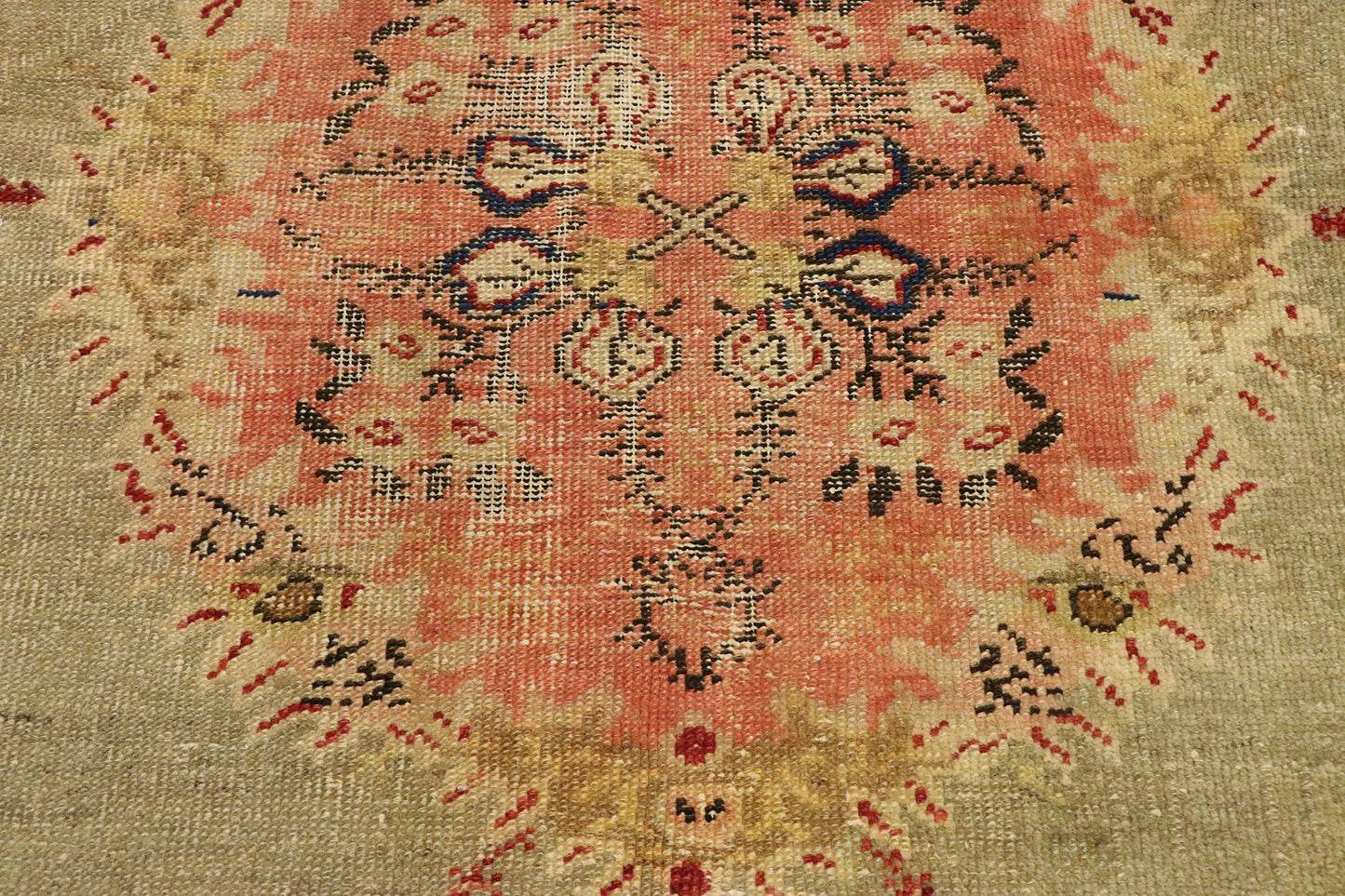 3 x 6 Vintage Turkish Oushak Rug 53061