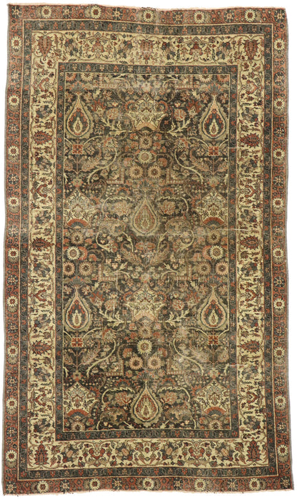 4 x 6 Antique Turkish Sivas Rug 53065