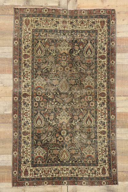 4 x 6 Antique Turkish Sivas Rug 53065