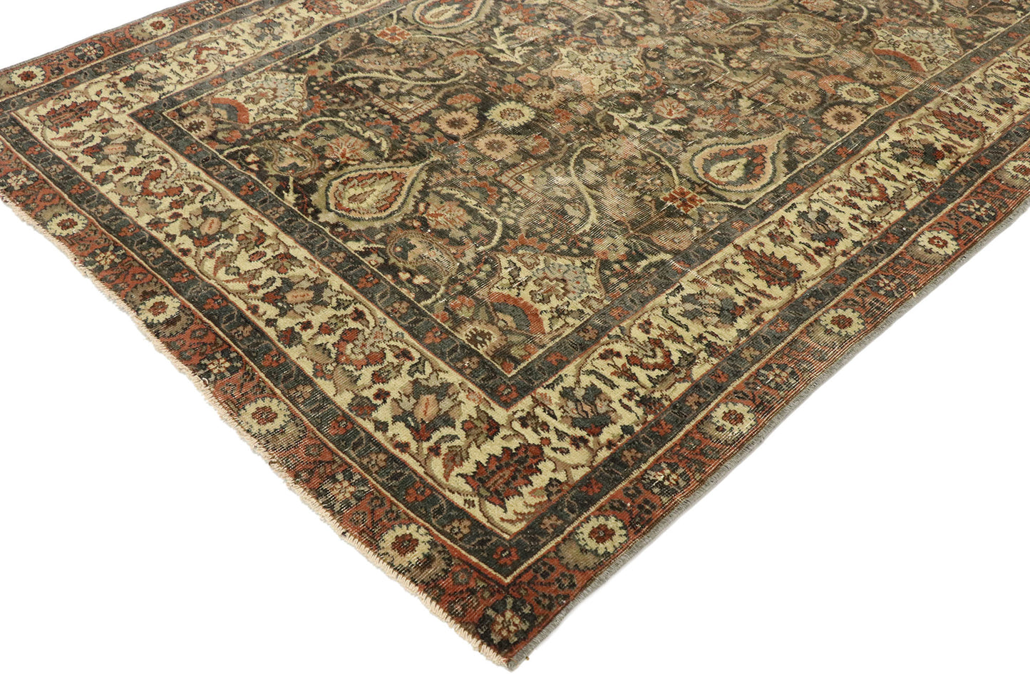 4 x 6 Antique Turkish Sivas Rug 53065