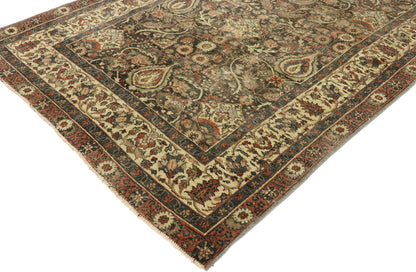4 x 6 Antique Turkish Sivas Rug 53065