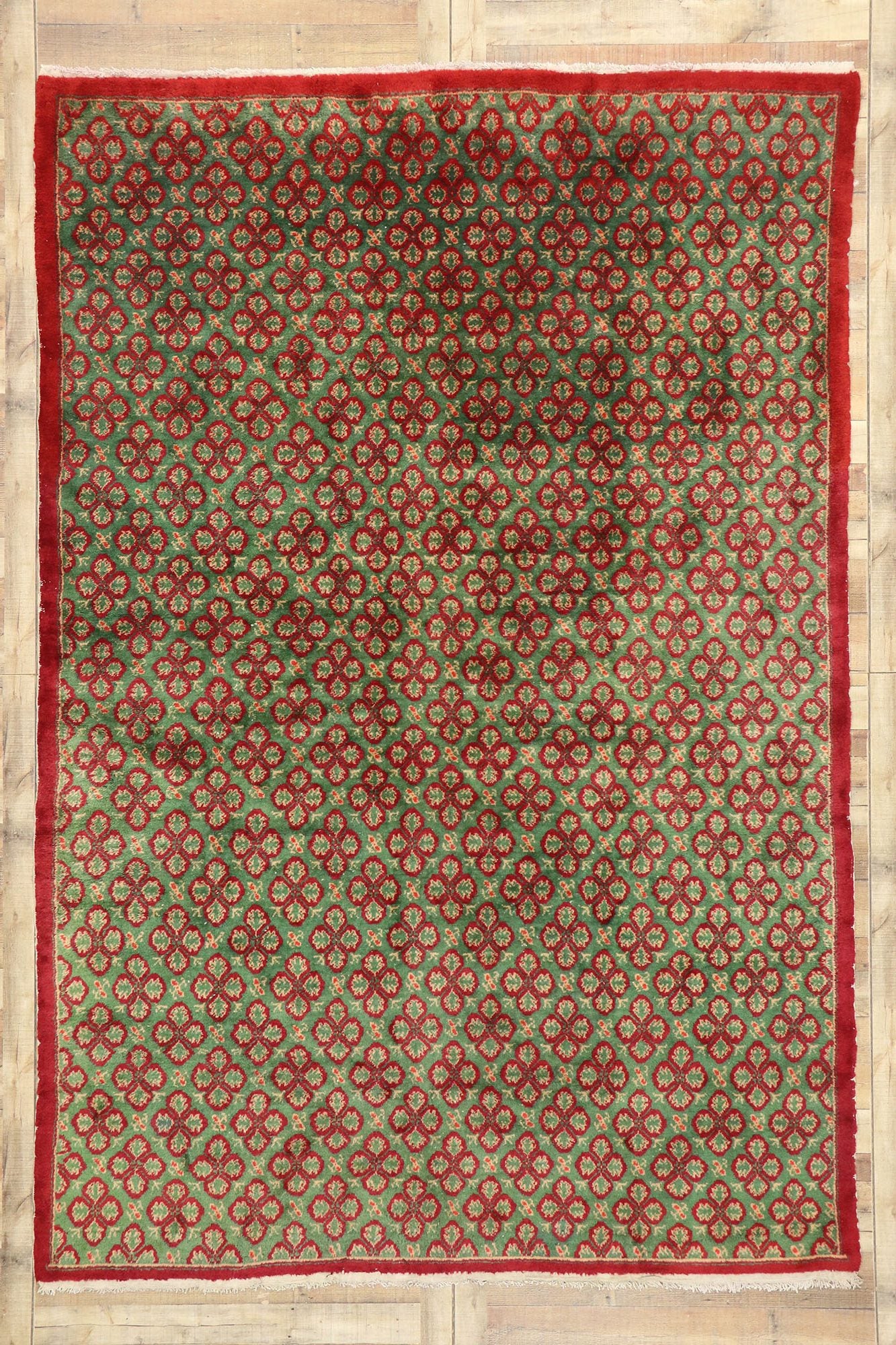 8 x 12 Vintage Turkish Sivas Rug 53067
