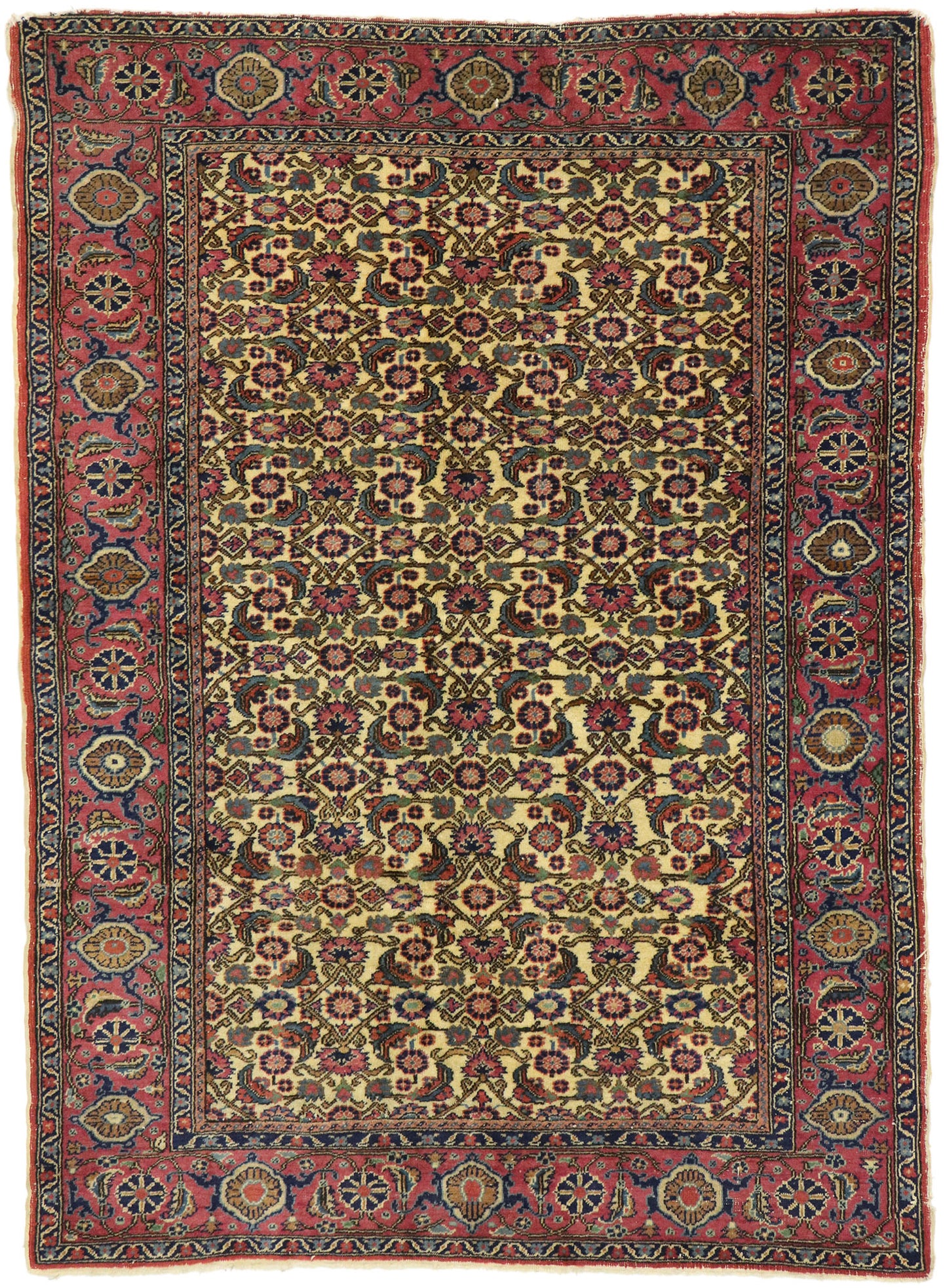 4 x 6 Vintage Turkish Sivas Rug 53068