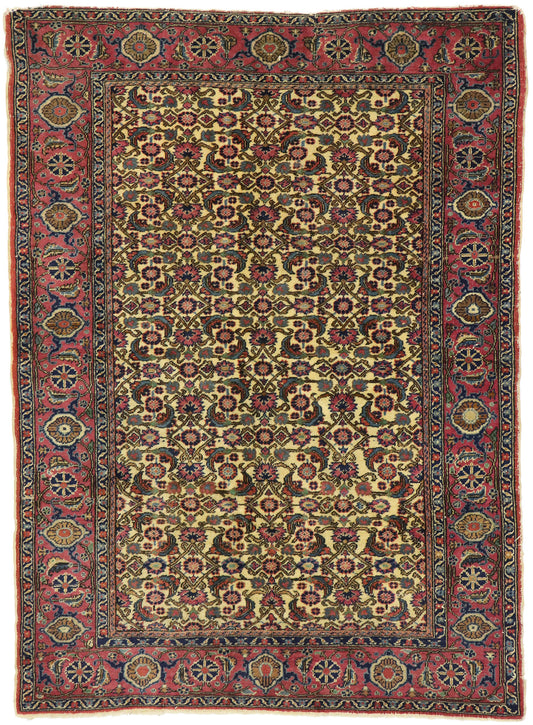 4 x 6 Vintage Turkish Sivas Rug 53068