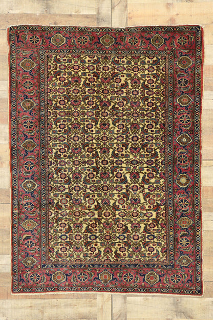 4 x 6 Vintage Turkish Sivas Rug 53068