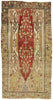 4 x 7 Vintage Turkish Oushak Prayer Rug 53071