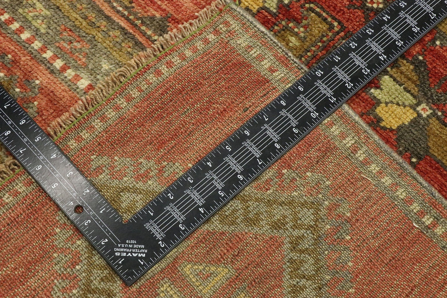 3 x 5 Vintage Turkish Oushak Rug 53073
