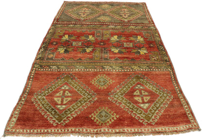 3 x 5 Vintage Turkish Oushak Rug 53073