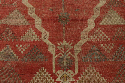 3 x 4 Vintage Turkish Oushak Prayer Rug 53076