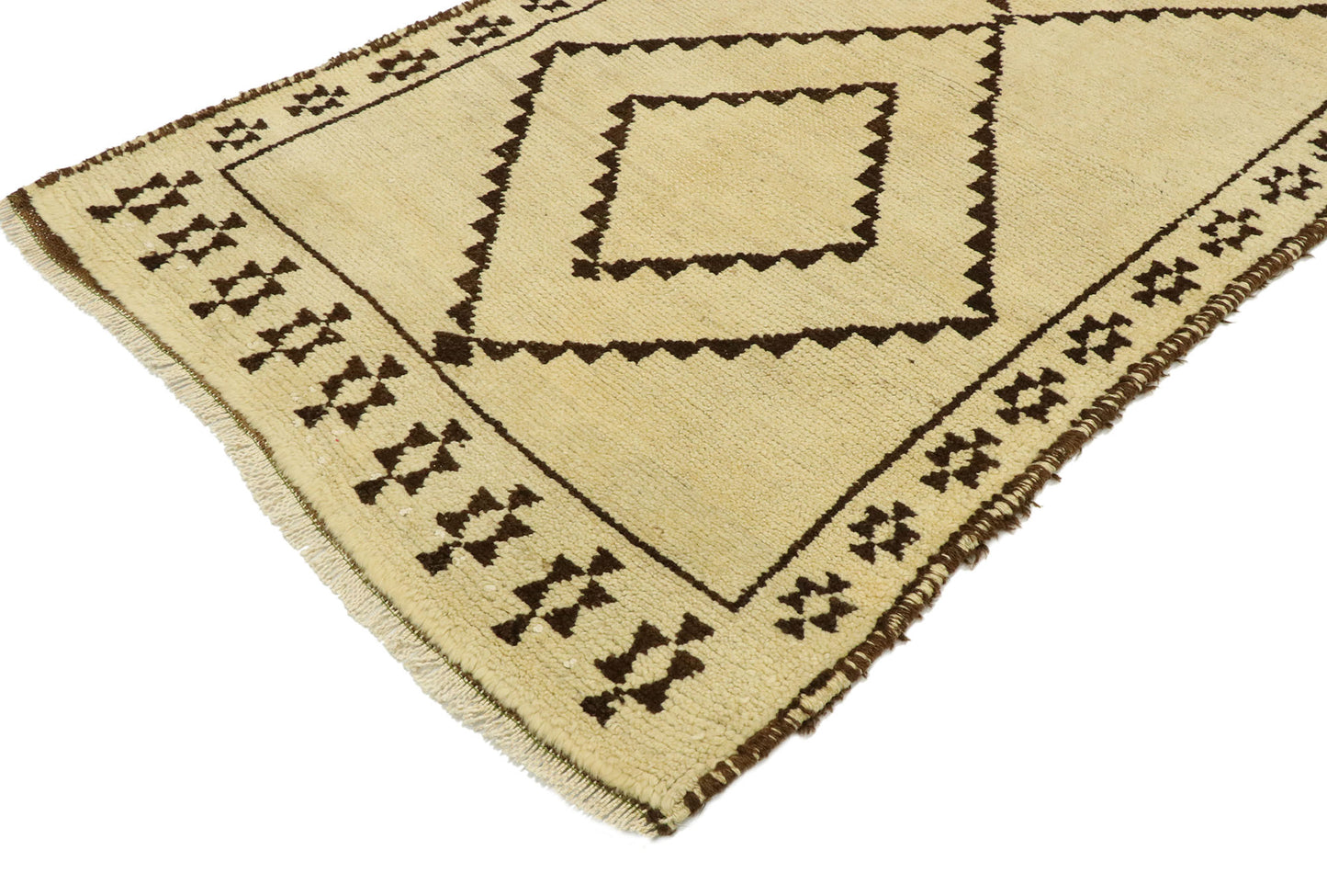3 x 13 Vintage Turkish Oushak Runner 53084