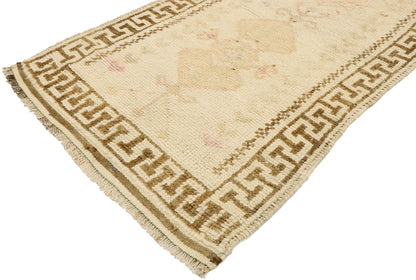3 x 13 Vintage Turkish Oushak Runner 53085