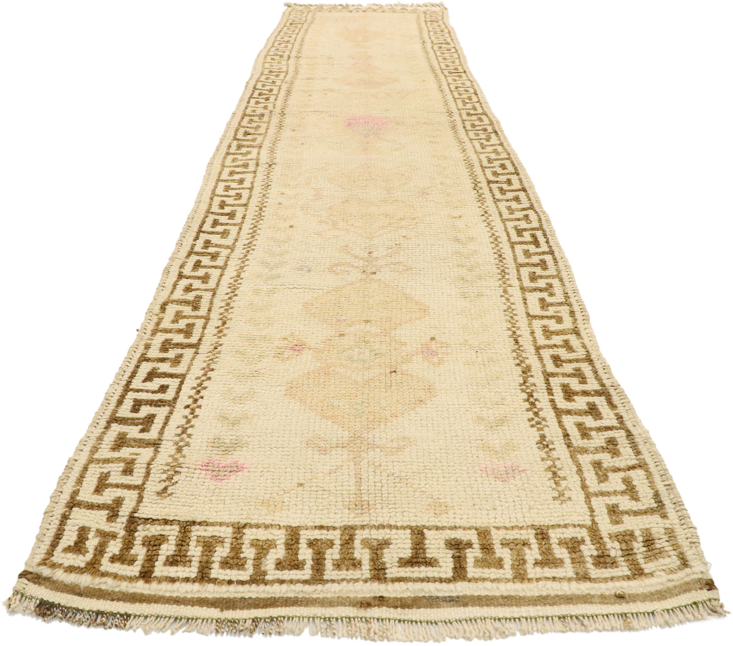 3 x 13 Vintage Turkish Oushak Runner 53085