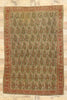 4 x 6 Vintage Persian Boteh Senneh Rug 53088