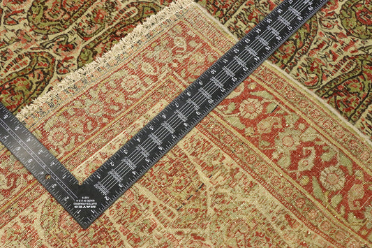 4 x 6 Vintage Persian Boteh Senneh Rug 53088