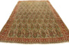 4 x 6 Vintage Persian Boteh Senneh Rug 53088