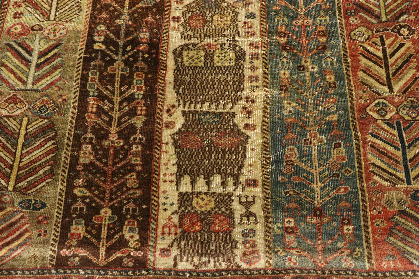 3 x 4 Vintage Turkish Oushak Rug 53089