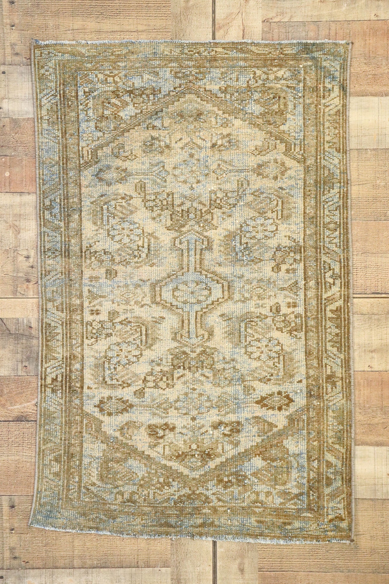 2 x 4 Vintage Persian Hamadan Rug 53090