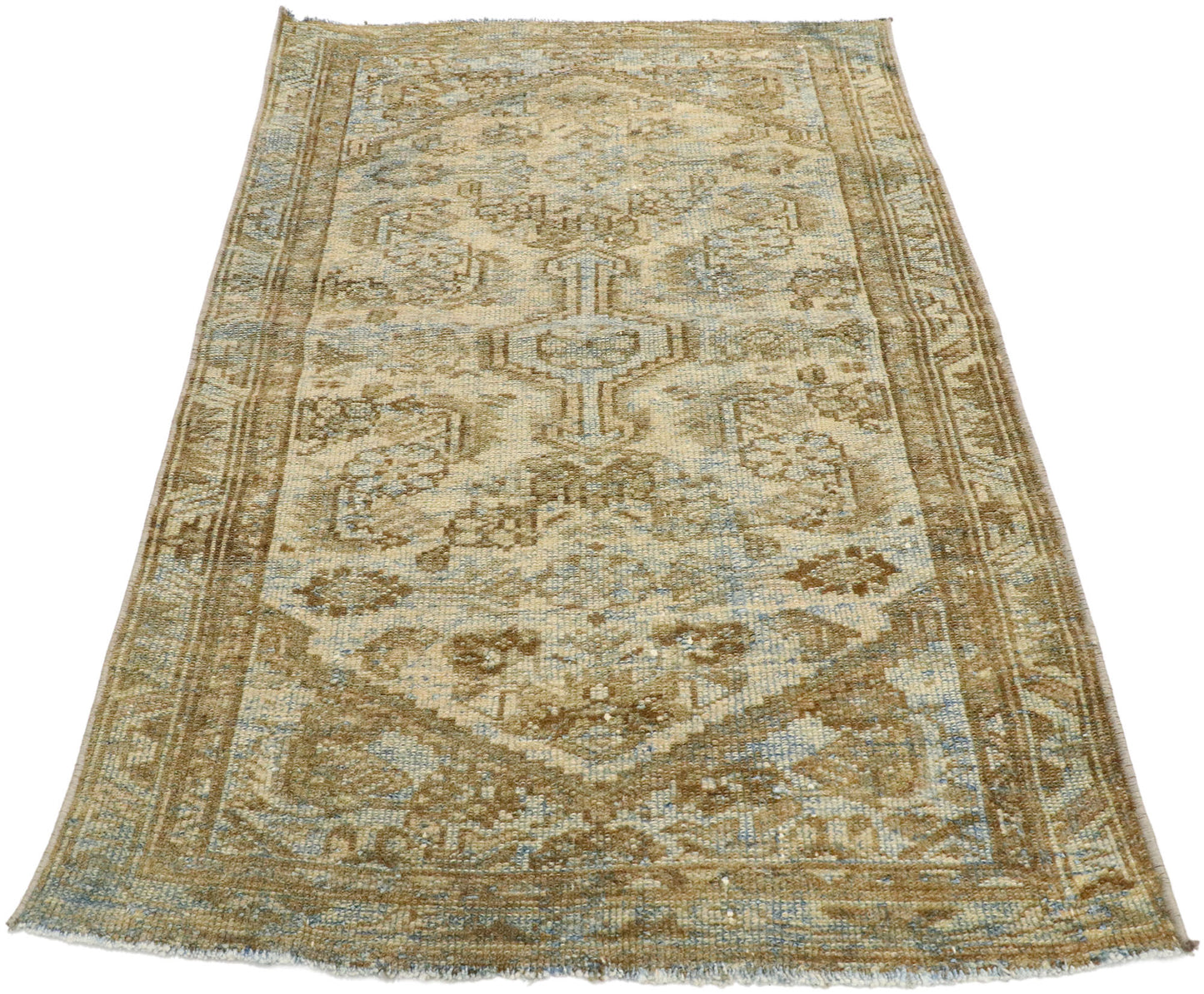 2 x 4 Vintage Persian Hamadan Rug 53090