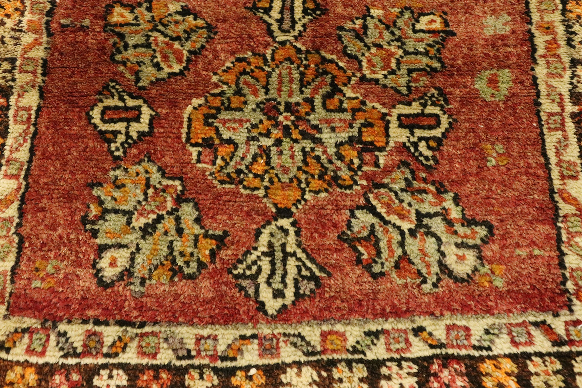 2 x 8 Vintage Turkish Oushak Runner 53095