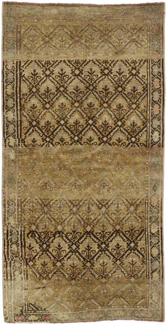 3 x 5 Vintage Turkish Oushak Rug 53097