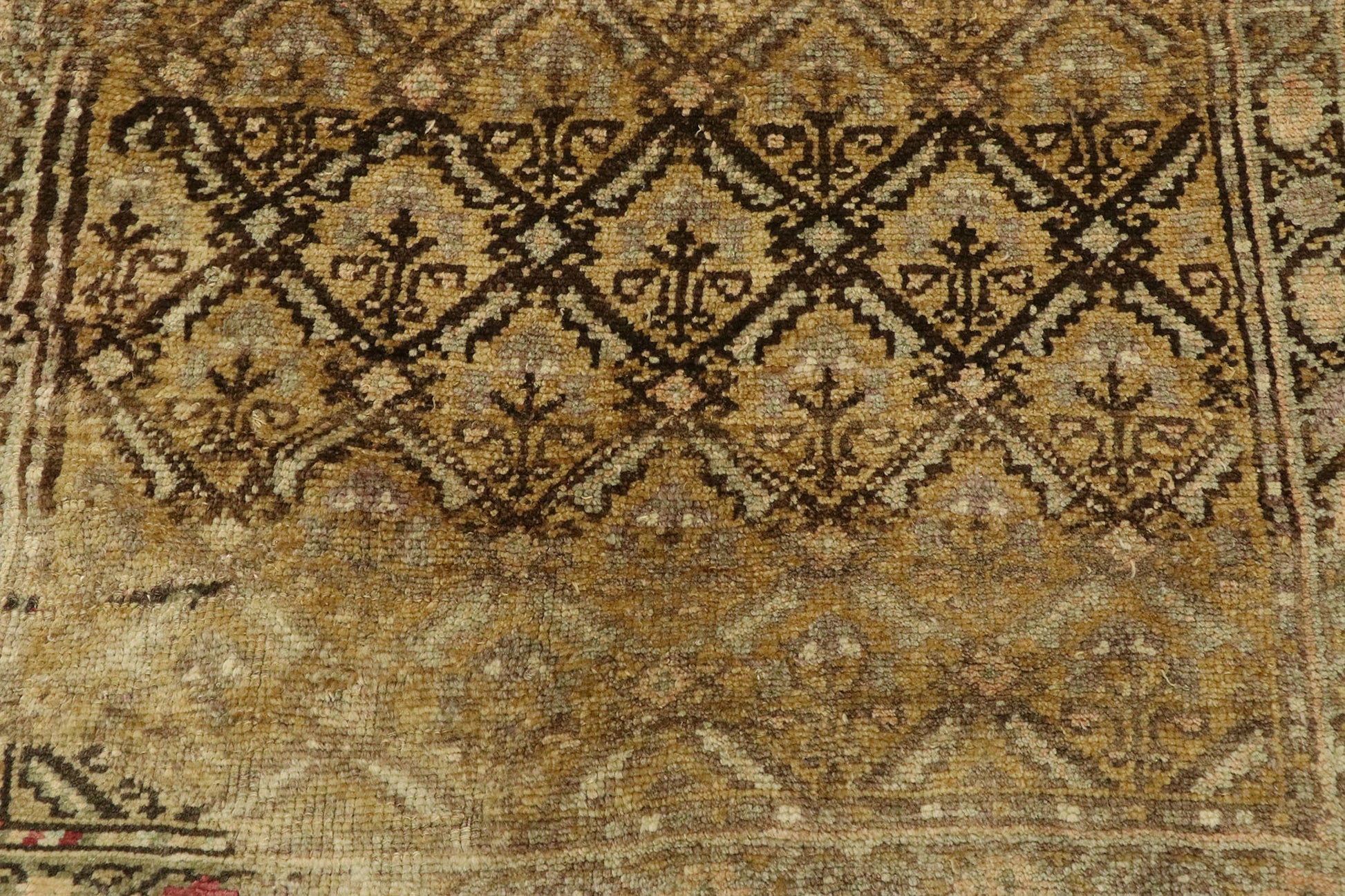 3 x 5 Vintage Turkish Oushak Rug 53097