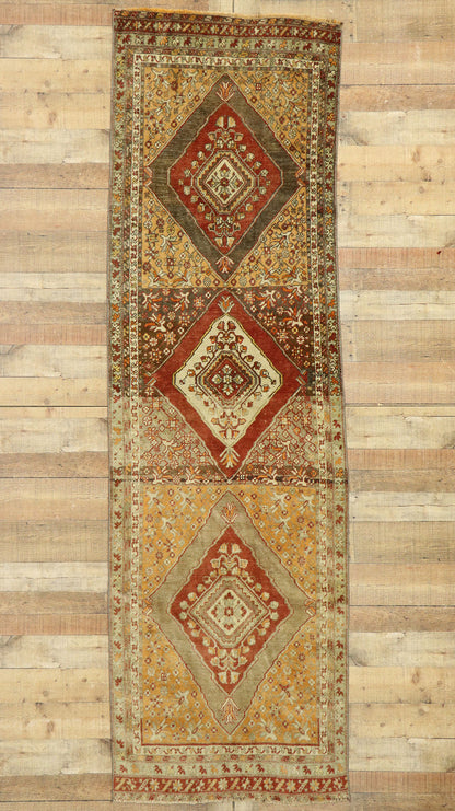 3 x 10 Vintage Turkish Oushak Rug 53099