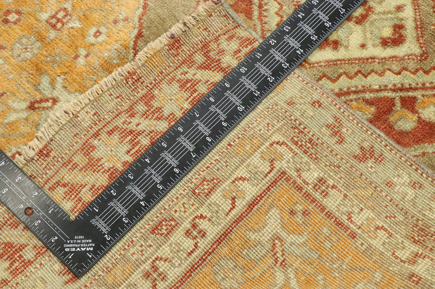 3 x 10 Vintage Turkish Oushak Rug 53099