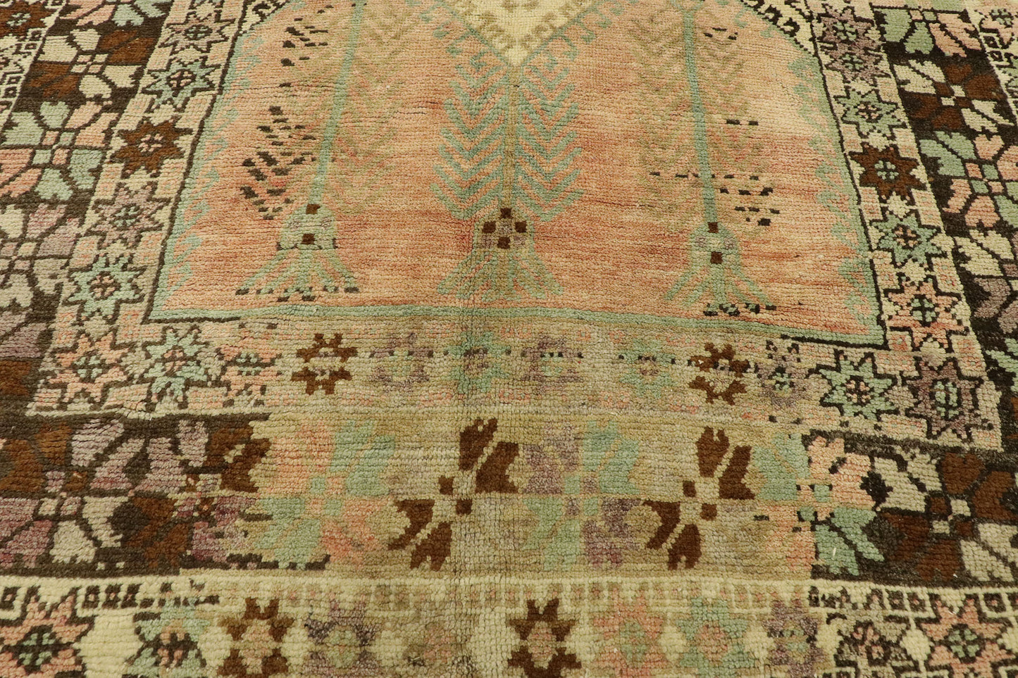 5 x 12 Vintage Turkish Prayer Saph Rug 53100