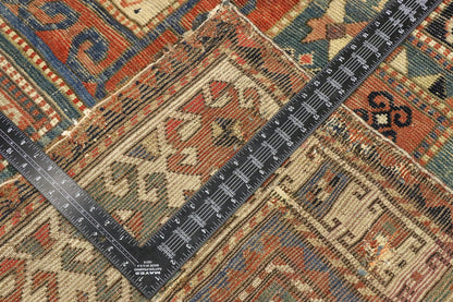 5 x 7 Antique Caucasian Kazak Rug 53101