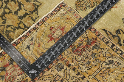 4 x 6 Vintage Turkish Oushak Prayer Rug 53104