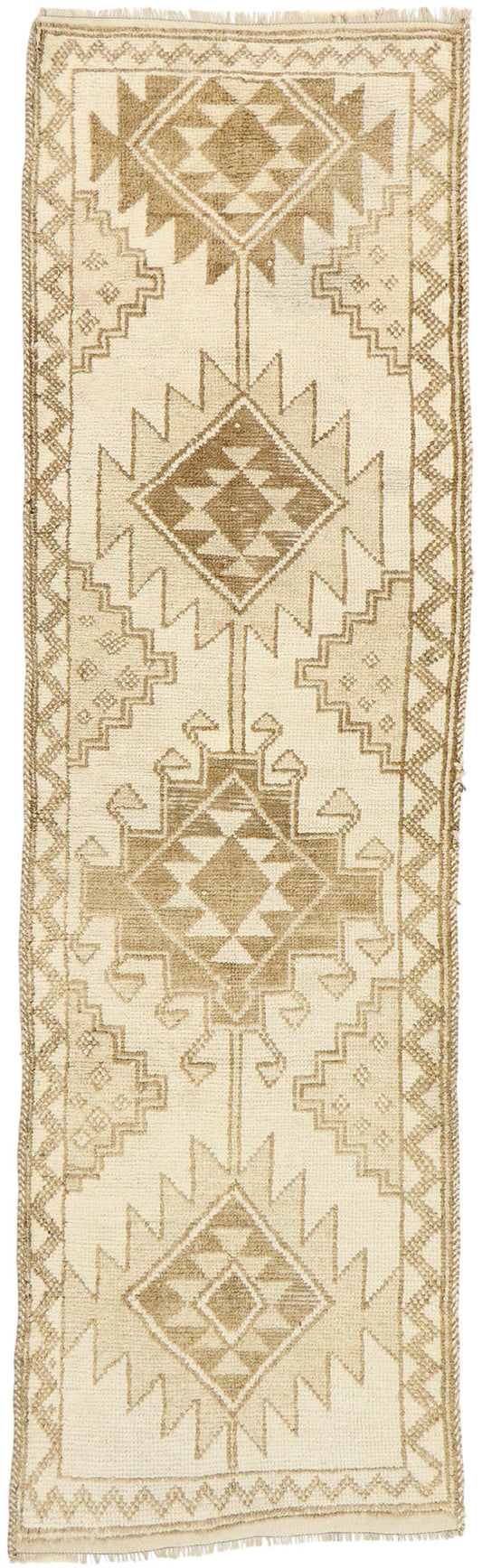 3 x 11 Vintage Turkish Oushak Rug 53106