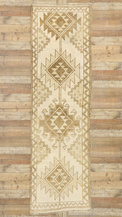 3 x 11 Vintage Turkish Oushak Rug 53106