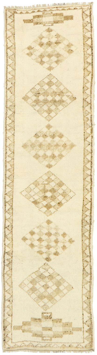 3 x 11 Vintage Turkish Oushak Runner 53108