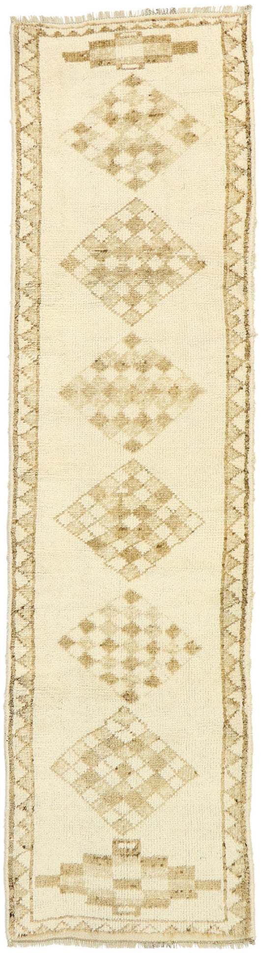 3 x 11 Vintage Turkish Oushak Runner 53108
