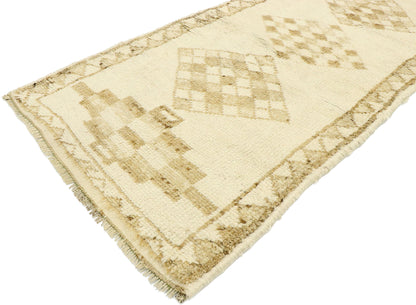 3 x 11 Vintage Turkish Oushak Runner 53108