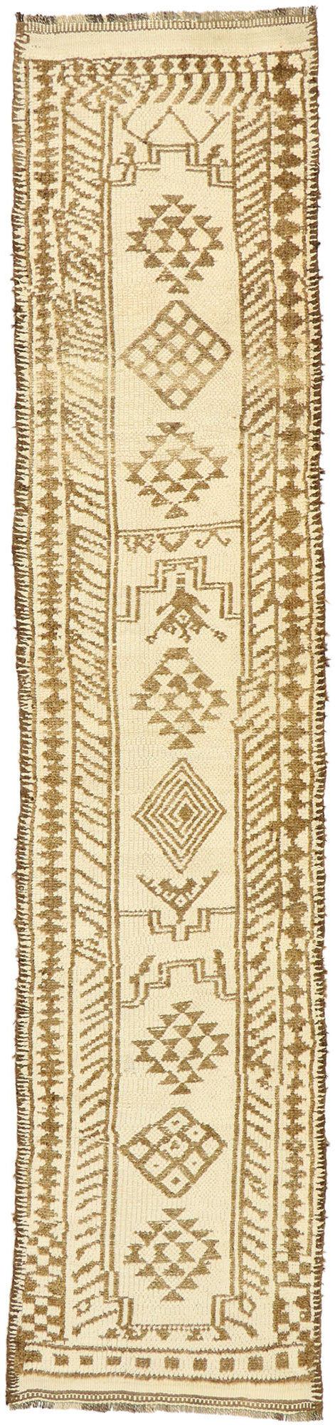 3 x 12 Vintage Turkish Oushak Runner 53109