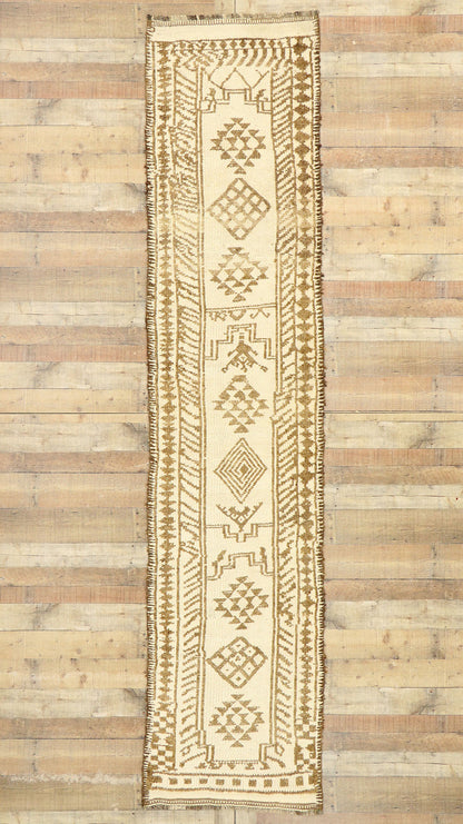 3 x 12 Vintage Turkish Oushak Runner 53109