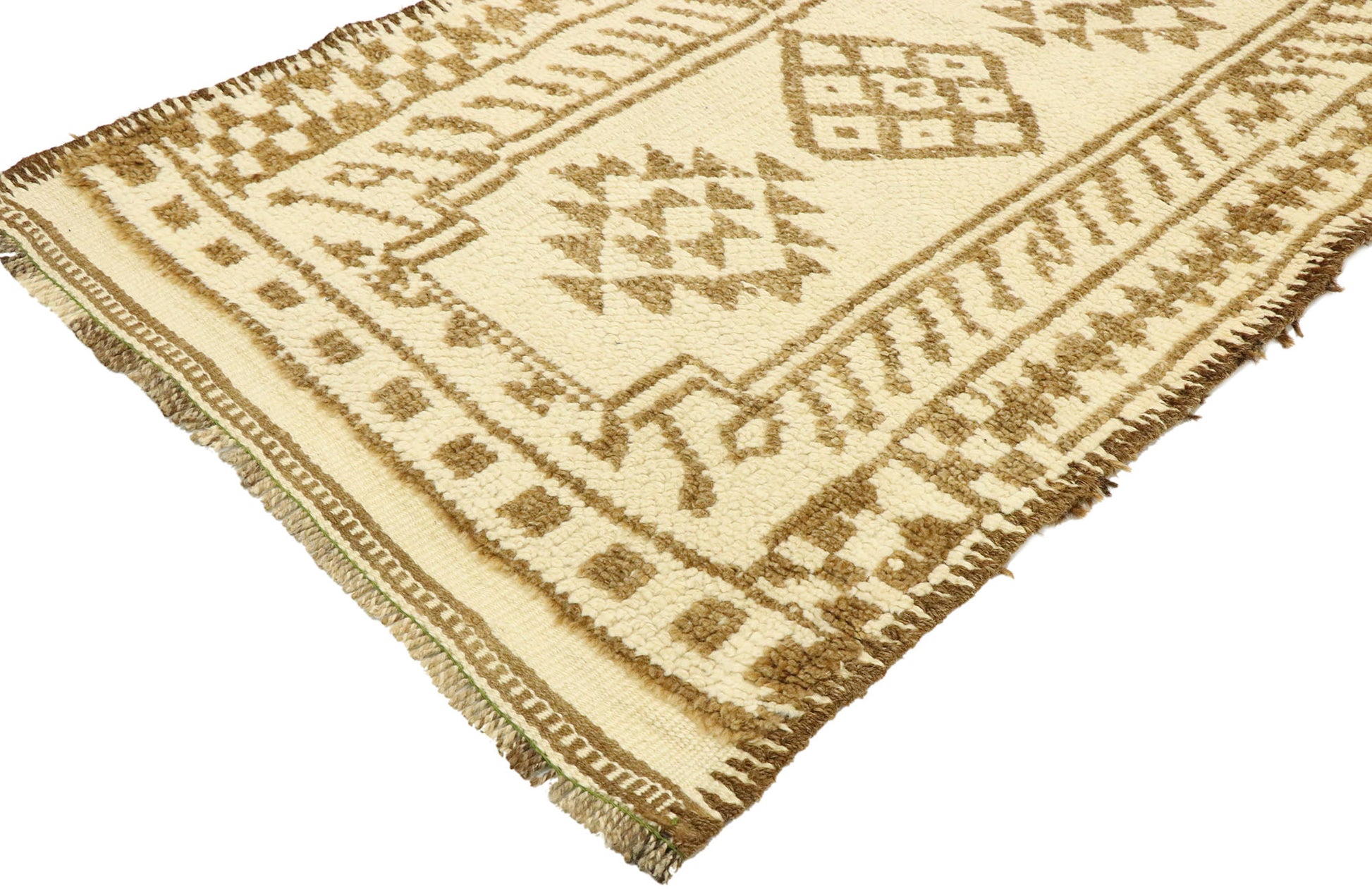 3 x 12 Vintage Turkish Oushak Runner 53109
