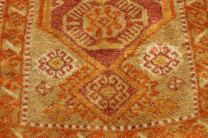 2 x 6 Vintage Turkish Oushak Saddlebag Throw Rug 53111