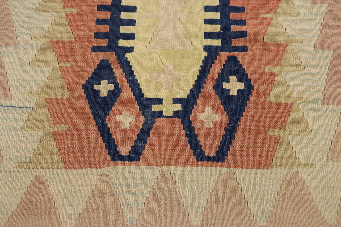 3 x 13 Vintage Turkish Kilim Runner 53113