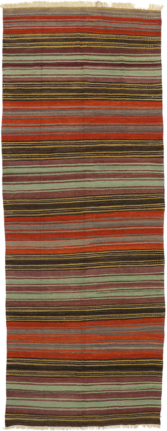 5 x 14 Vintage Turkish Kilim Rug 53114
